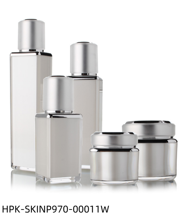 Luxury Milk White Plastic Lotion Bottle & Spray Bottle & Cream Jar